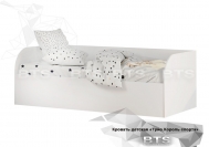 Кровать детская (с подъёмным механизмом) КРП-01, Белый
