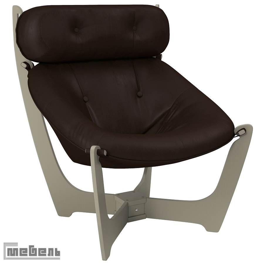 Кресло для отдыха модель 11 (013.011), экокожа: "Oregon perlamutr 120"