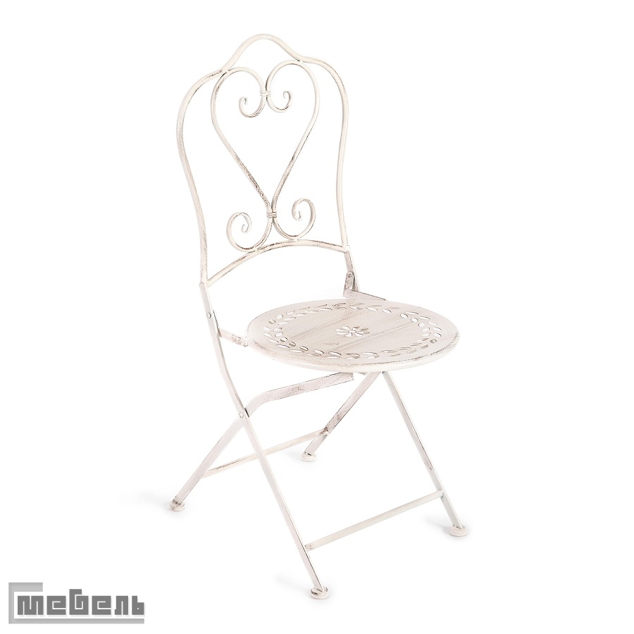 Комплект "Monique" (стол + 2 стула), (модель PL08-6241.6242), цвет: Античный белый /Antique White