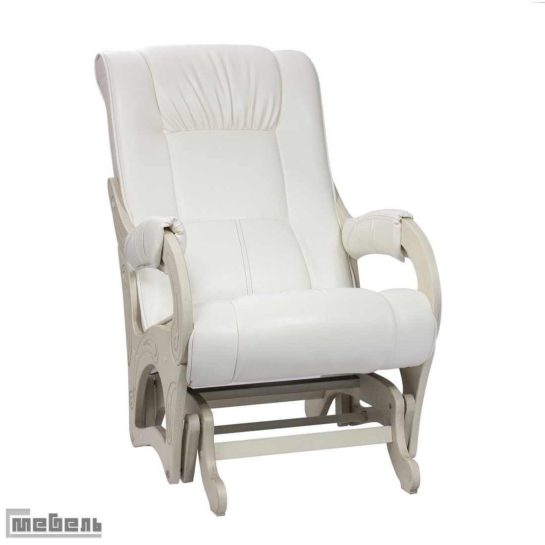 Кресло-качалка глайдер модель 78, экокожа: "Mango 002"