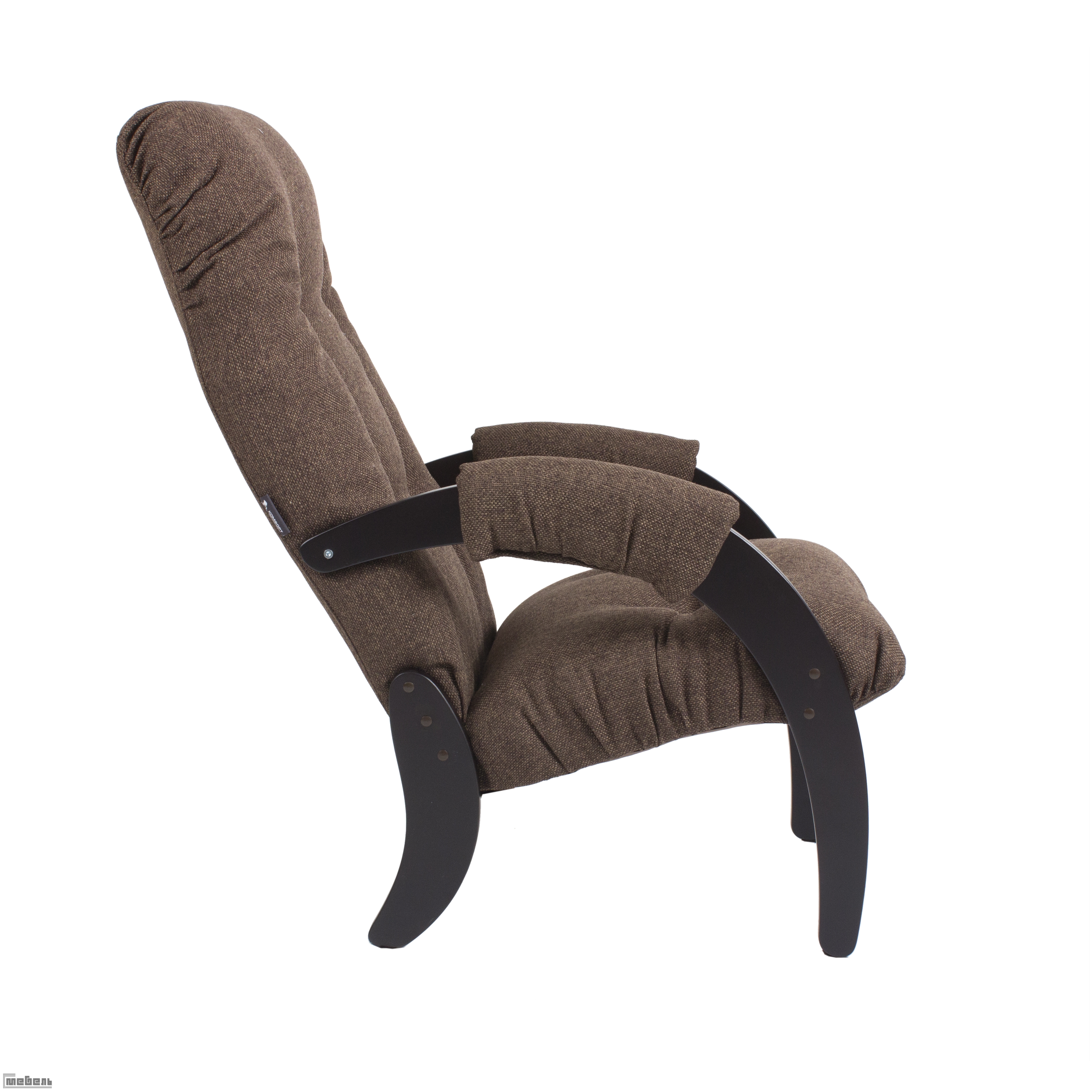 Кресло для отдыха, модель 61, ткань рогожка: "Malta 15A"