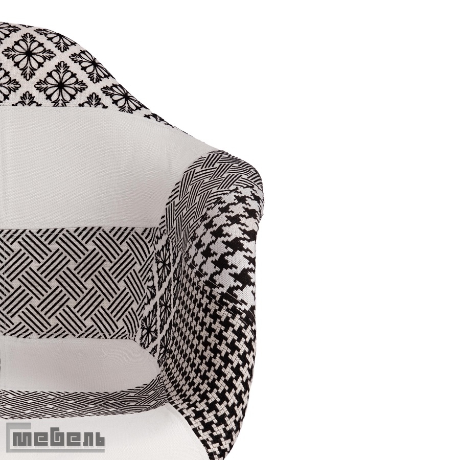 Кресло Secret De Maison "Синди софт" (Cindy soft eames, модель 101) цвет: (black/white (чёрный/белый))