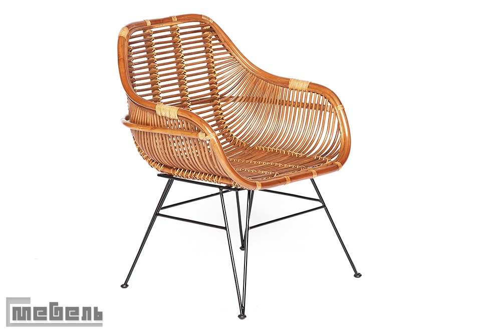 Кресло "Питая" (Pitaya), модель 01 5089 SP KD/1-1 (цвет: Светлый мёд/матовый)