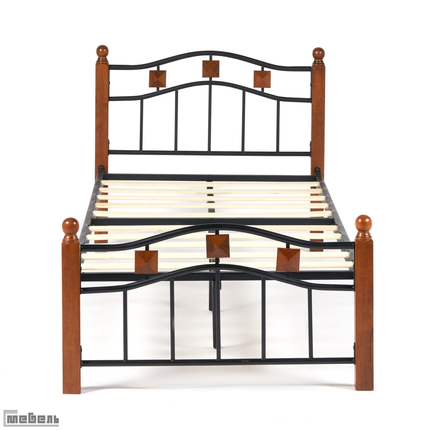 Кровать односпальная "AT-126" Wood slat base (900 х 2000 мм.) основание из деревянных ламелей
