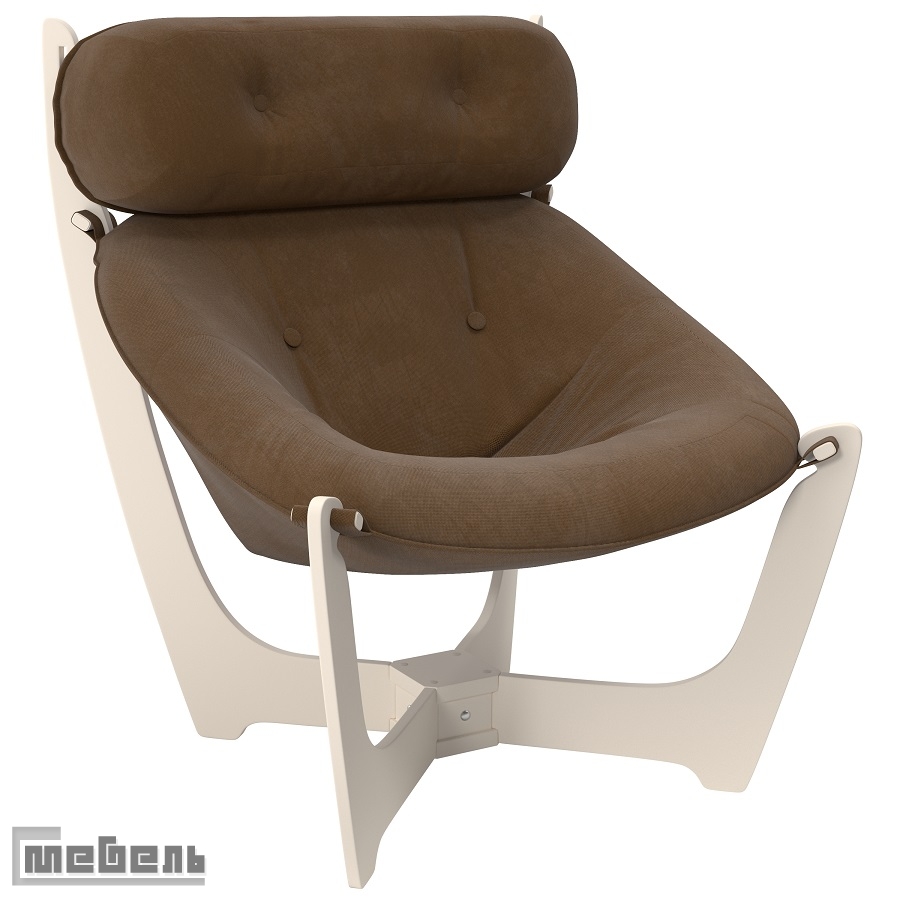 Кресло для отдыха модель 11 (013.011), ткань велюр: "Verona brown"