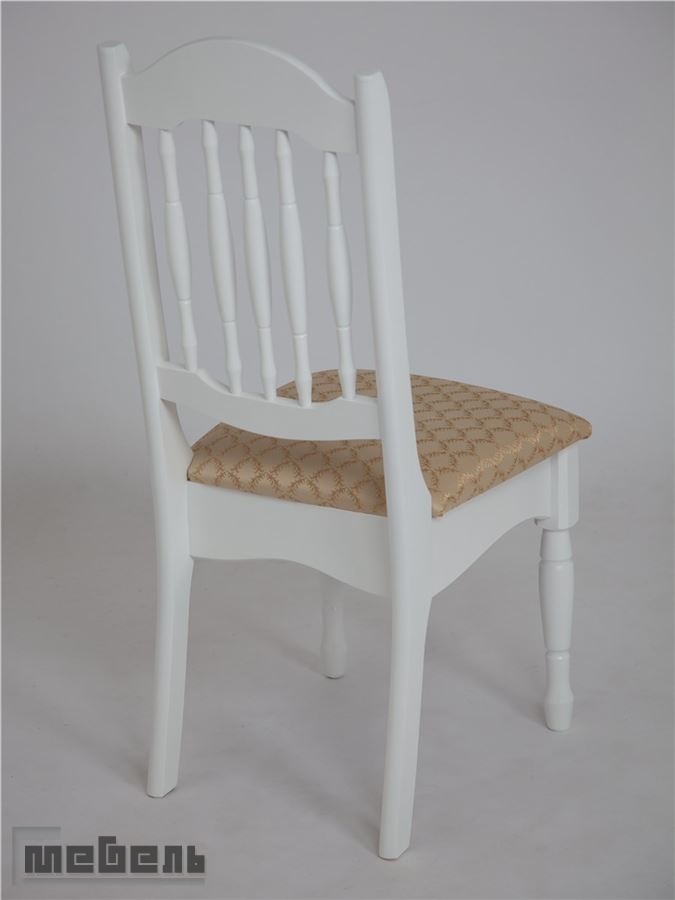 Стул "Арфа" (мягкое сиденье) Белый