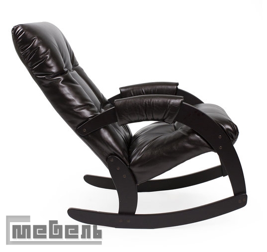 Кресло-качалка, модель 67 (013.0067) экокожа: "Oregon perlamutr 120"