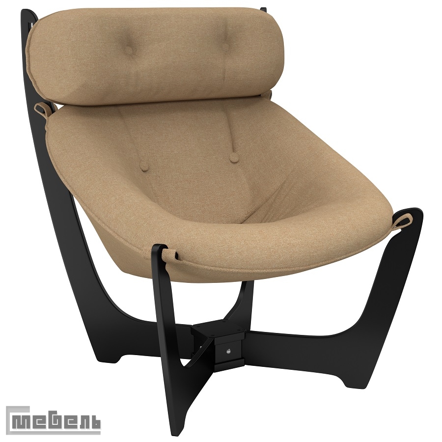 Кресло для отдыха модель 11 (013.011), ткань рогожка: "Montana 904"
