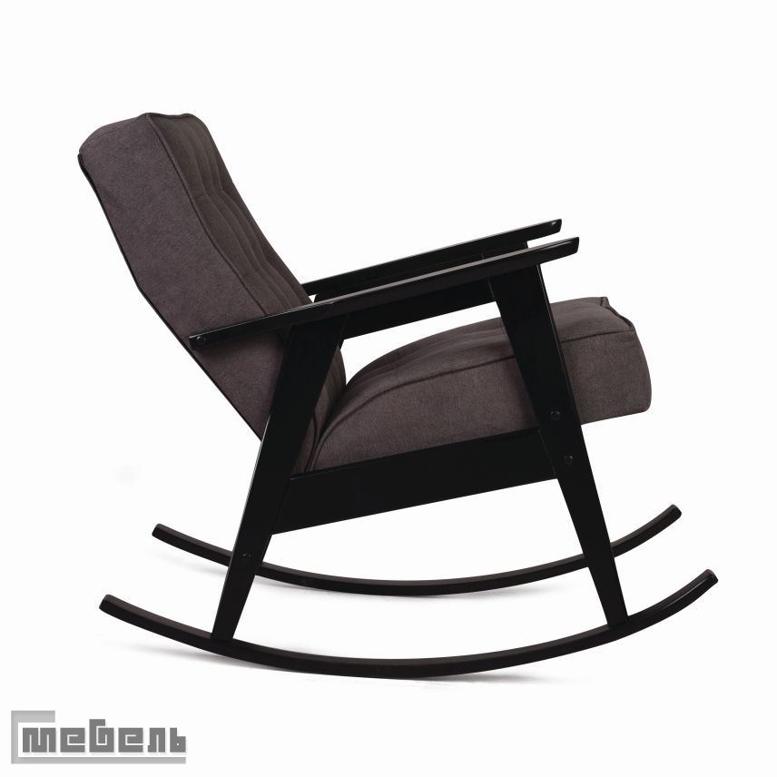 Кресло-качалка Ретро (венге/11-тёмно-серый)