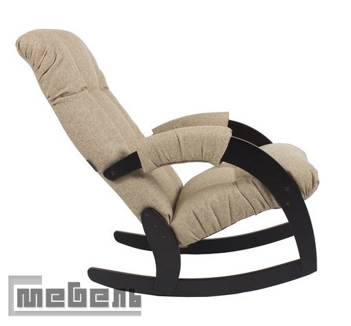 Кресло-качалка, модель 67 (013.0067) ткань рогожка: "Мальта 03А"