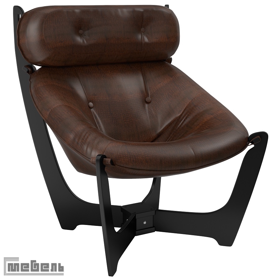Кресло для отдыха модель 11 (013.011), экокожа: "Antic crocodale"