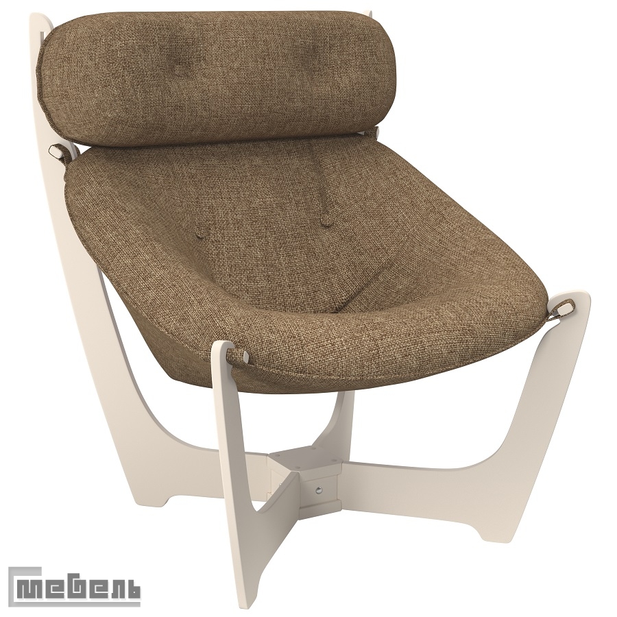 Кресло для отдыха модель 11 (013.011), ткань рогожка: "Malta 17A"