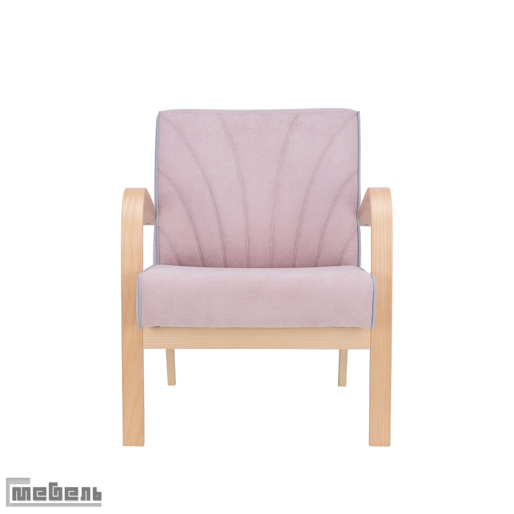 Кресло для отдыха "Шелл" ткань рогожка: "Soro 61/кант Fancy 85"