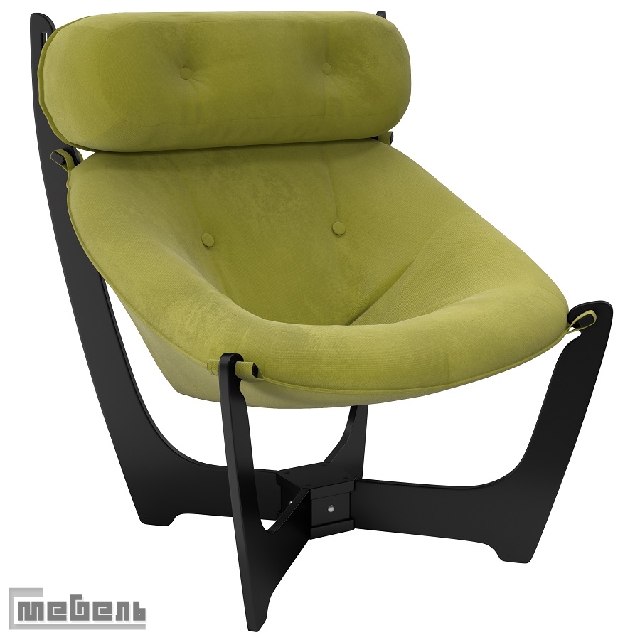 Кресло для отдыха модель 11 (013.011), ткань велюр: "Verona appale Green"