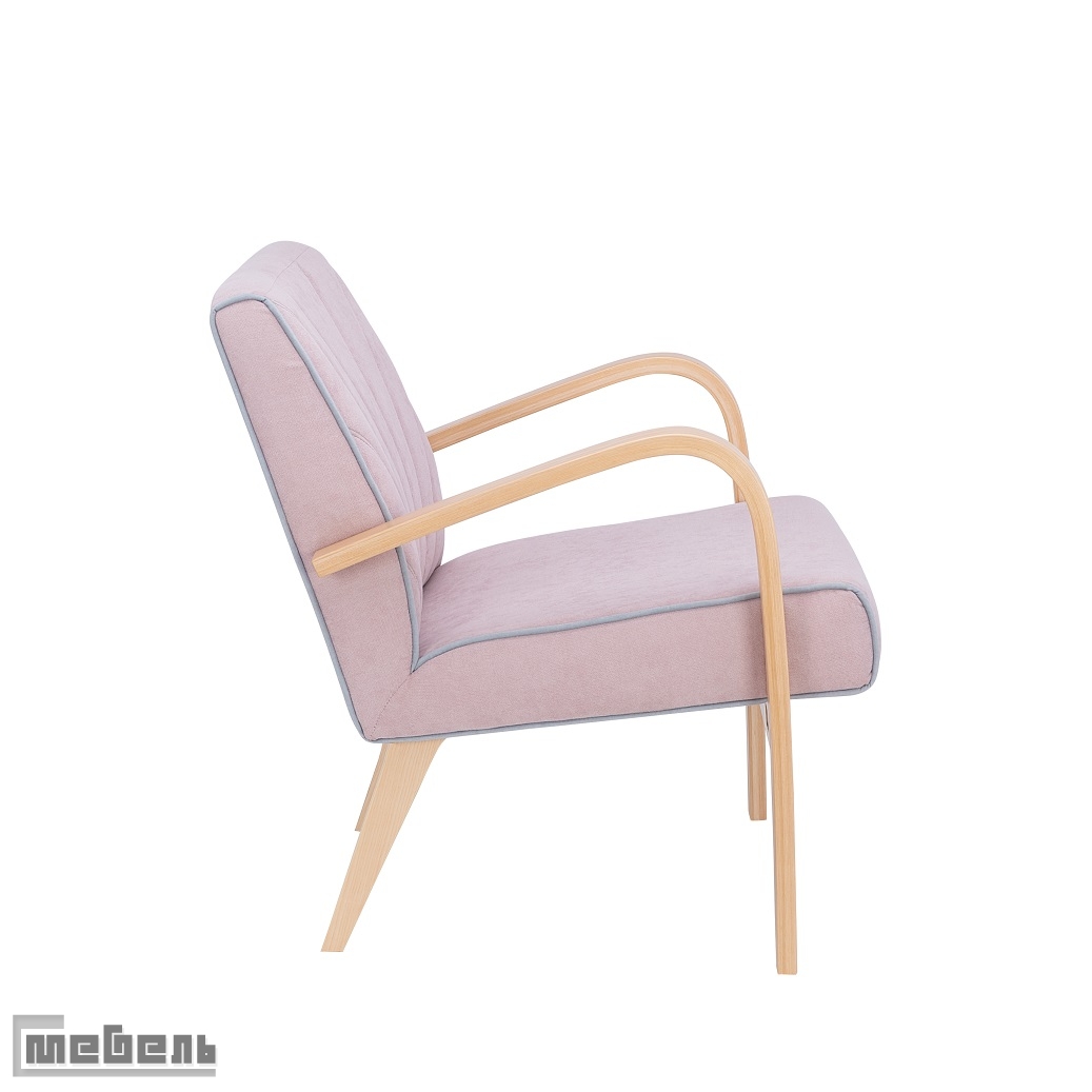 Кресло для отдыха "Шелл" ткань рогожка: "Soro 61/кант Fancy 85"