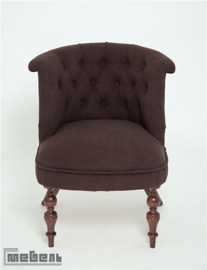 Кресло Бархат (тёмный тон/RS32-коричневый)