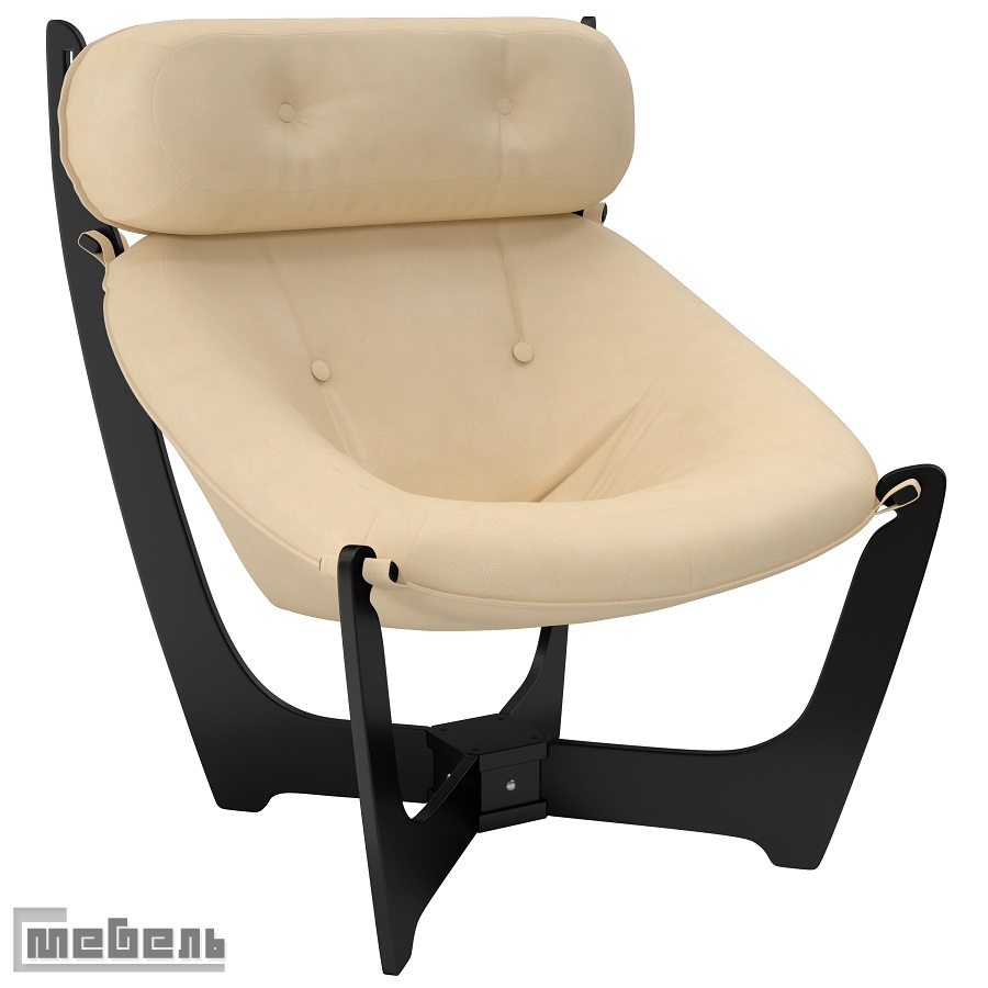 Кресло для отдыха модель 11 (013.011), экокожа: "Polaris beige"