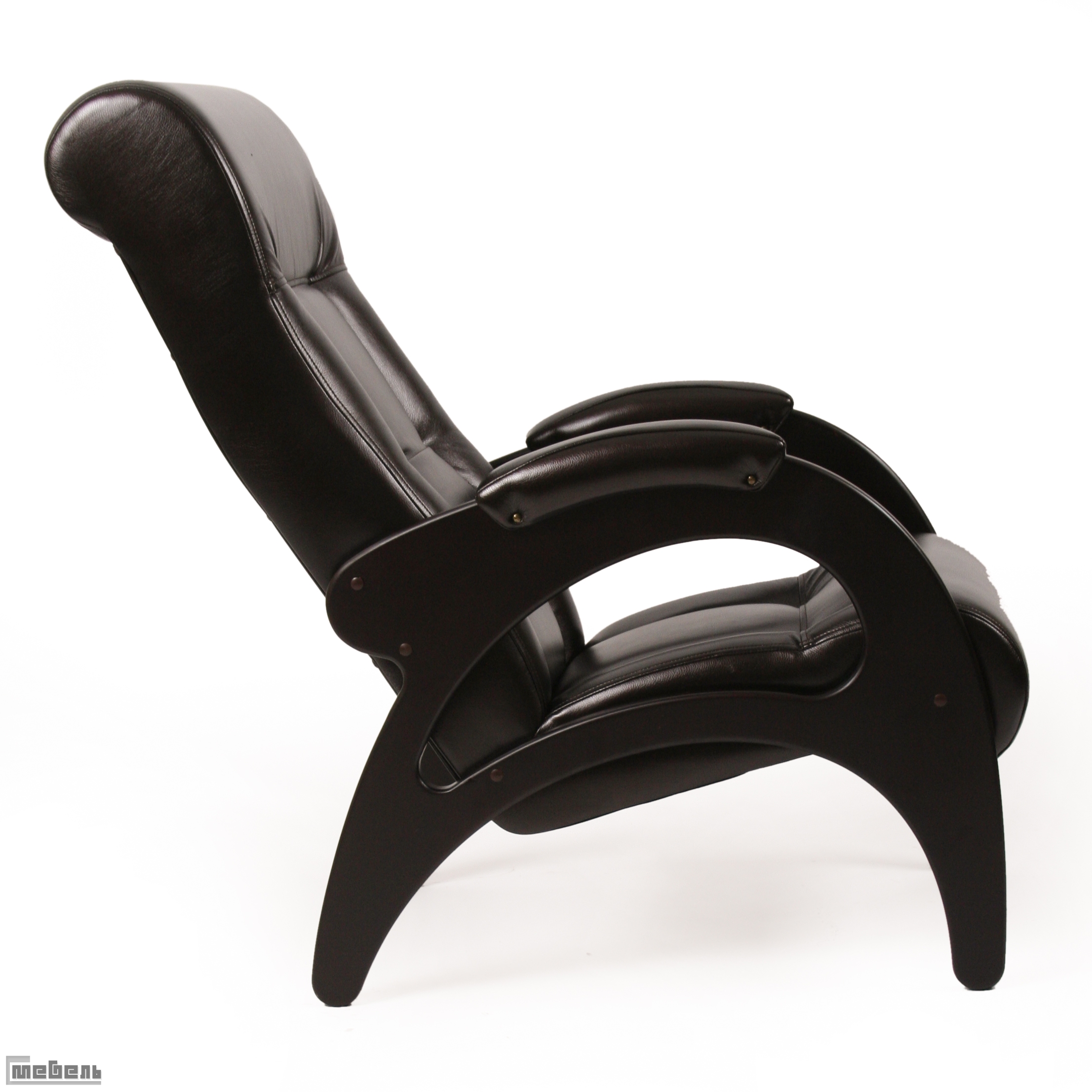 Кресло для отдыха модель 41 (без лозы) экокожа: "Oregon perlamutr 120"