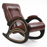 Кресло-качалка, модель 4 (с лозой), экокожа: \