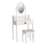 Туалетный столик с зеркалом и табуретом \