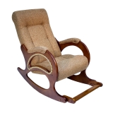 Кресло-качалка, модель 44 (с лозой), ткань рогожка: \