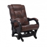 Кресло-качалка глайдер модель 78 Люкс, корпус венге/экокожа: \