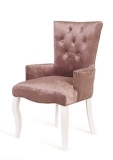 Кресло Виктория (эмаль белая/24-розовый)