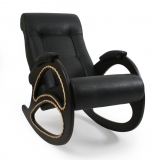 Кресло-качалка, модель 4 (с лозой), экокожа: \