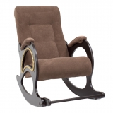 Кресло-качалка, модель 44 (с лозой), ткань велюр: \