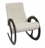 Кресло-качалка, модель 3 (013.003), корпус: Венге/ткань рогожка: \