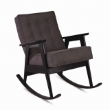 Кресло-качалка Ретро (венге/11-тёмно-серый)