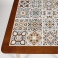 Стол обеденный "Marrakesh" (модель CT 3030) цвет: Тёмный дуб/Античный белый