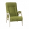 Кресло для отдыха модель 41 (с лозой) ткань велюр: "Verona appale Green"