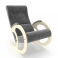 Кресло-качалка, модель 3 (013.003), ткань велюр: "Verona antazite Grey"