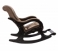 Кресло-качалка, модель 77 (013.0077), ткань велюр: "Verona brown"