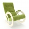 Кресло-качалка, модель 3 (013.003), ткань велюр: "Verona appale Green"