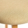 Стул "Maxi" мягкое сидение, цвет: Натуральный (Бук), ткань: Беж