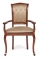 Стул-кресло с мягким сиденьем и спинкой "Женева" (Geneva) цвет: Коричневый в рыжину (Maf Brown)