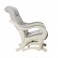 Кресло-качалка глайдер модель 78, ткань велюр: "Verona light Grey"