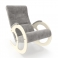 Кресло-качалка, модель 3 (013.003), ткань велюр: "Verona light Grey"