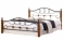 Кровать двуспальная "AT-822 Double Bed" (1400 х 2000 мм.) ламели металл